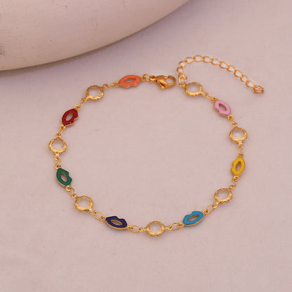 Whimsical Charm Crystal Anklet
