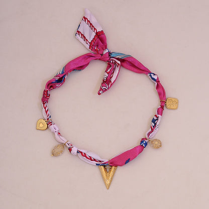 Sunbeam Bloom Scarf Necklace