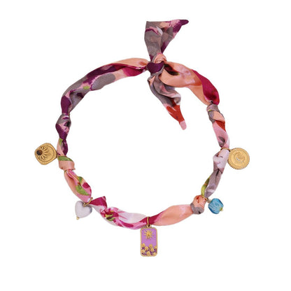 Sunbeam Bloom Scarf Necklace