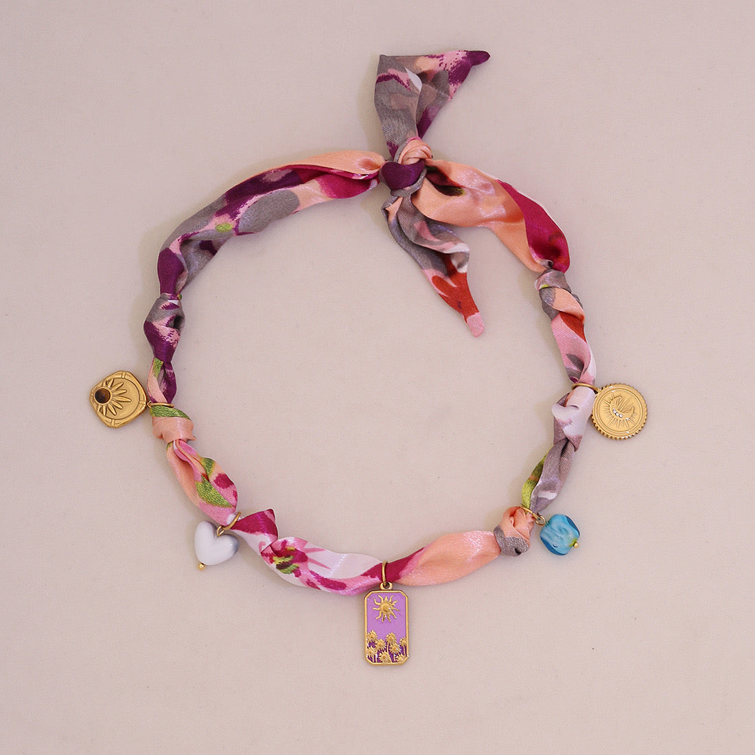 Sunbeam Bloom Scarf Necklace