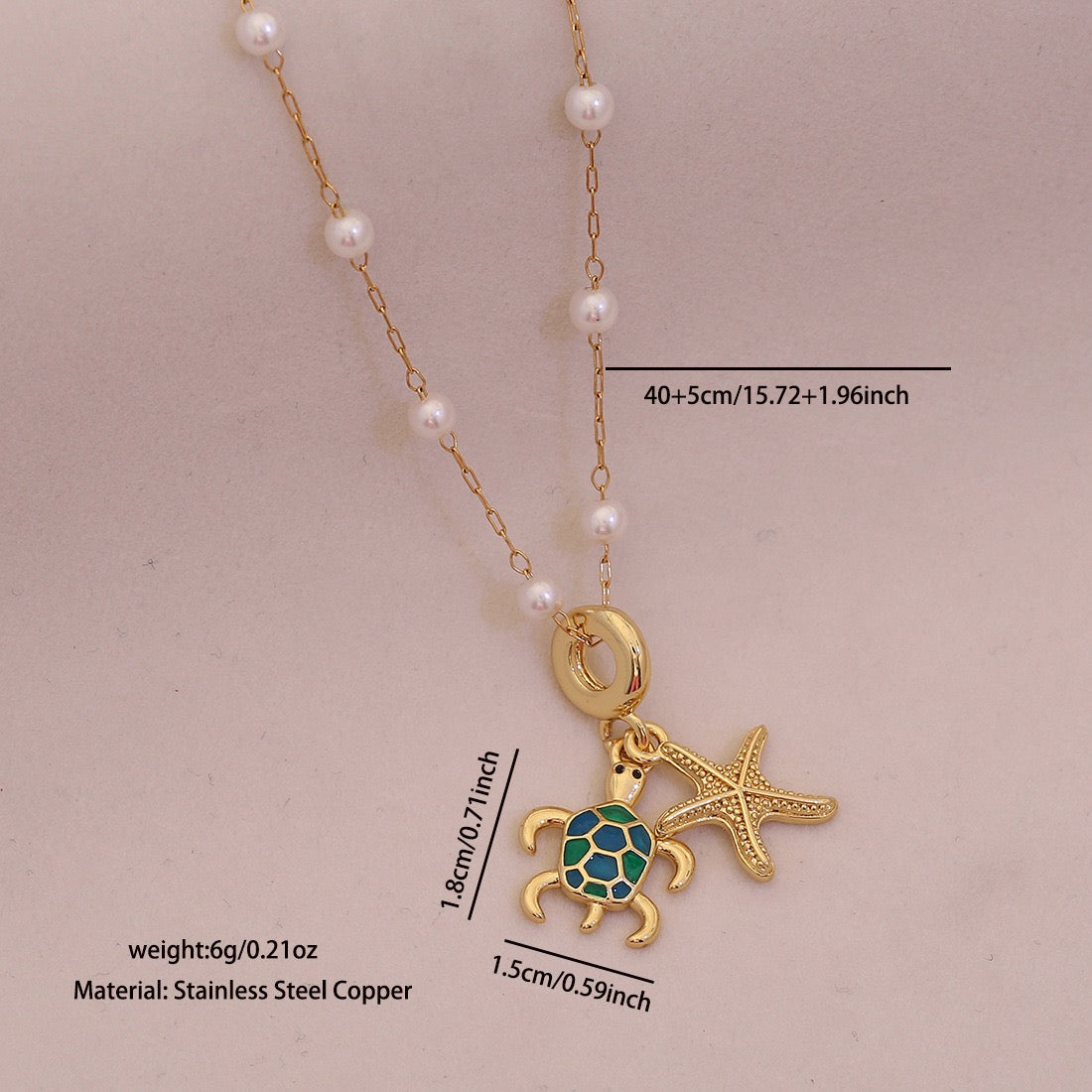 Ocean Grace Pearl Necklace