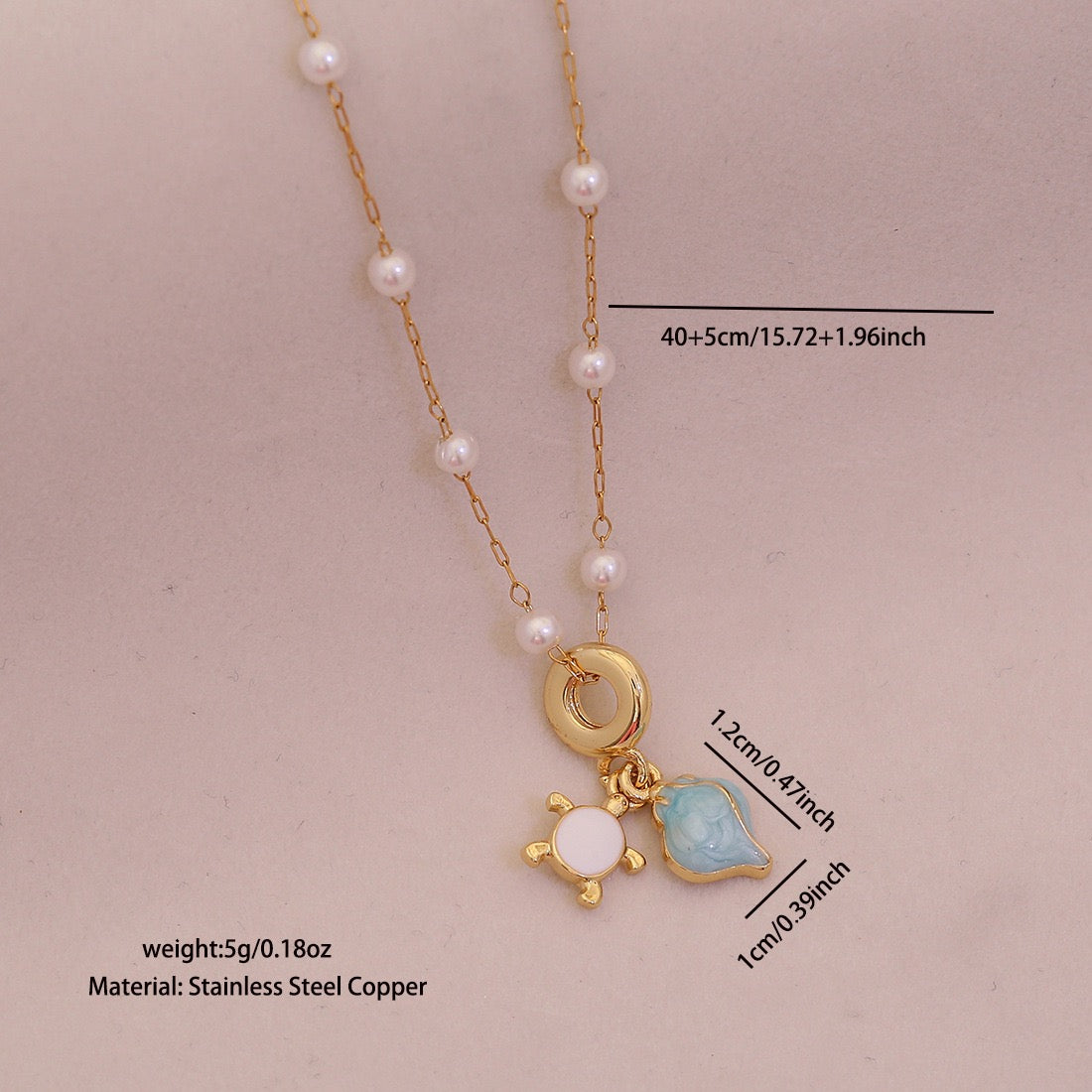Ocean Grace Pearl Necklace