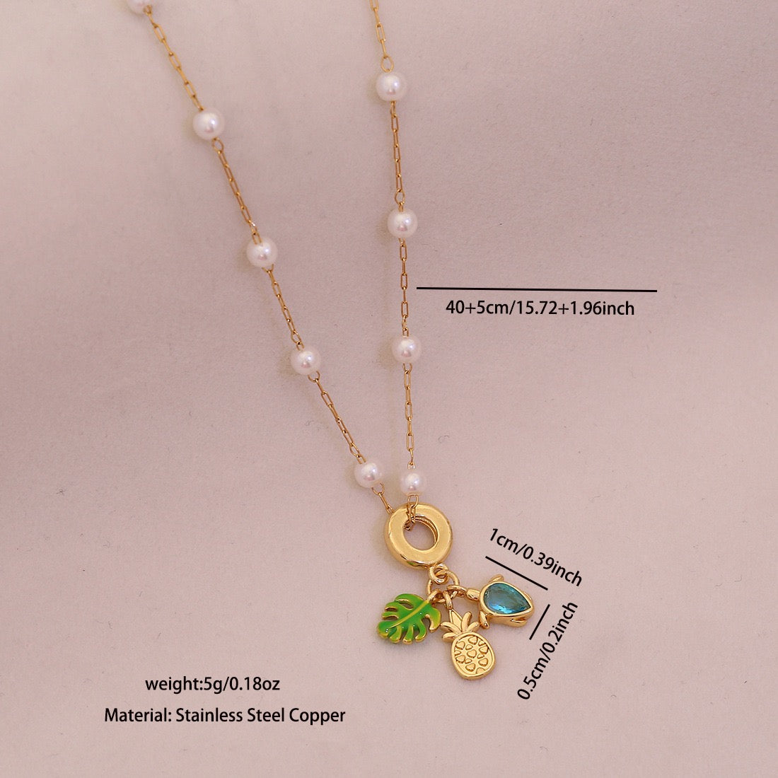 Ocean Grace Pearl Necklace