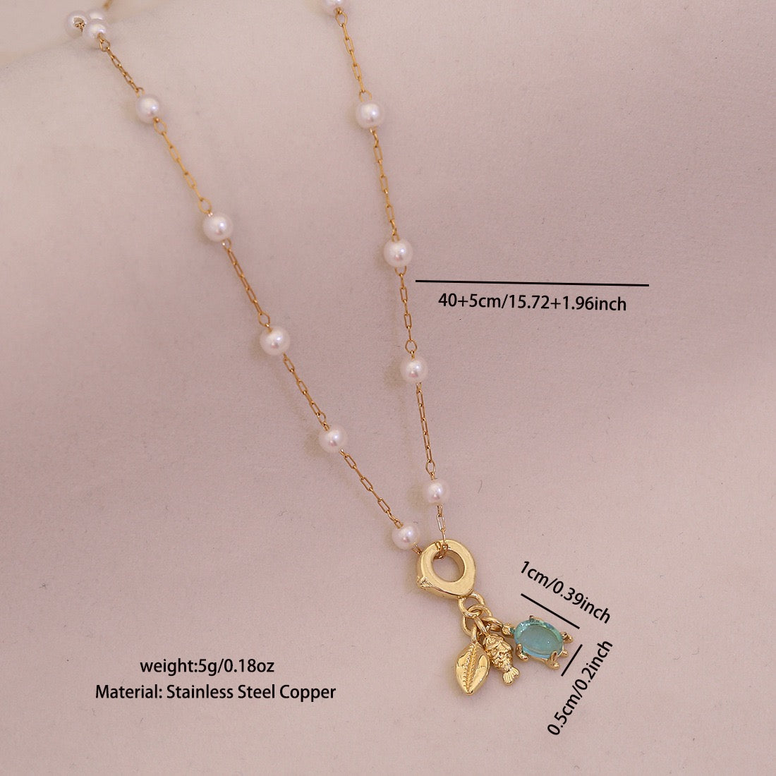 Ocean Grace Pearl Necklace