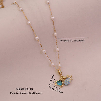 Ocean Grace Pearl Necklace