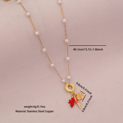 Ocean Grace Pearl Necklace