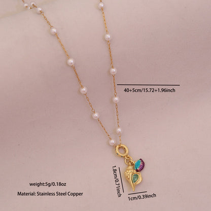 Ocean Grace Pearl Necklace