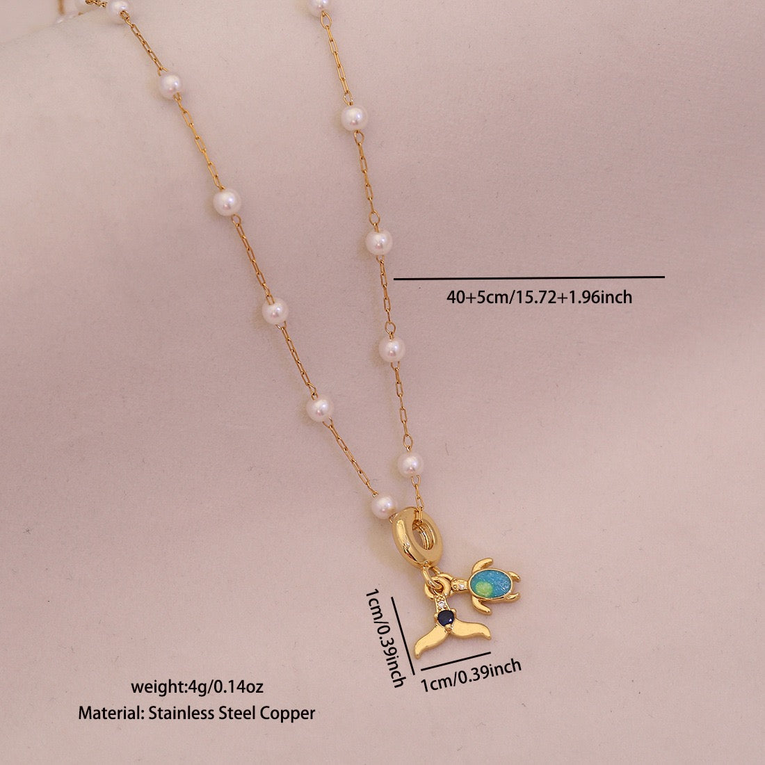 Ocean Grace Pearl Necklace