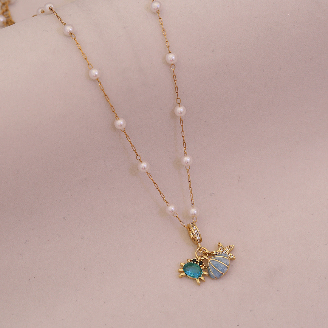 Ocean Grace Pearl Necklace