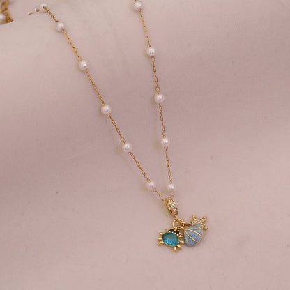 Ocean Grace Pearl Necklace