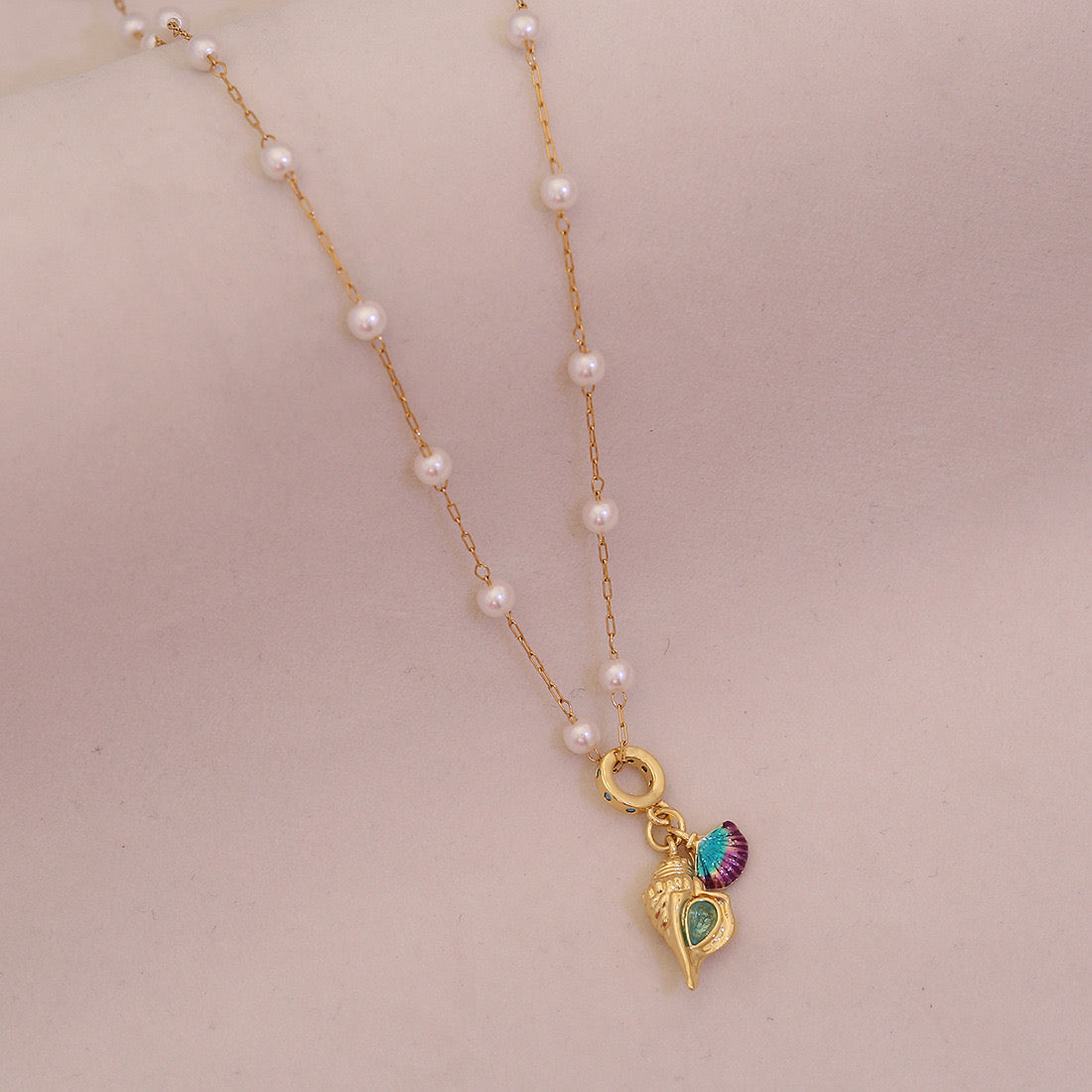 Ocean Grace Pearl Necklace