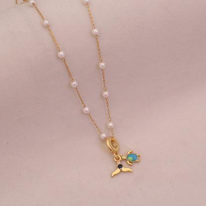 Ocean Grace Pearl Necklace