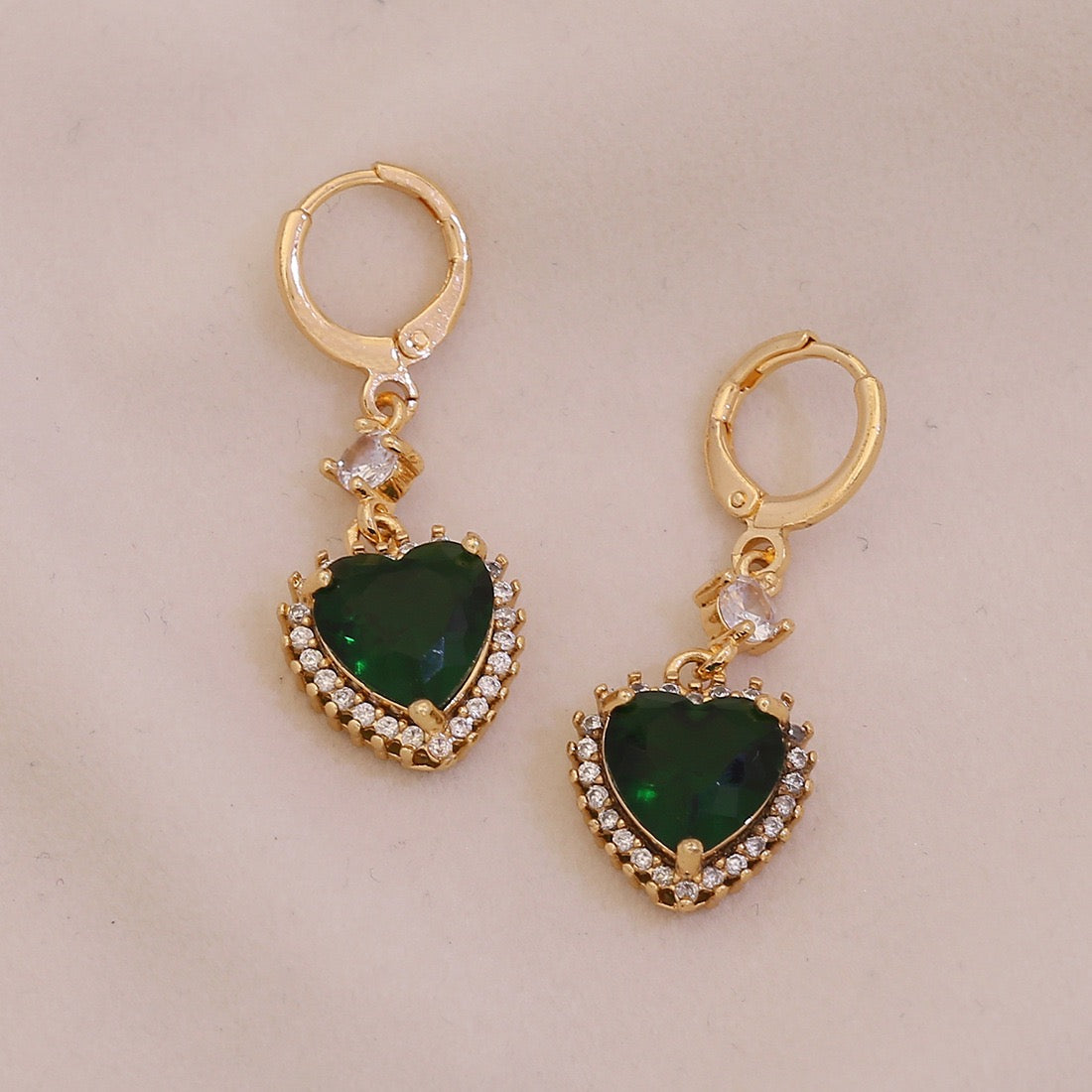 Aurora Heart Stud Earrings