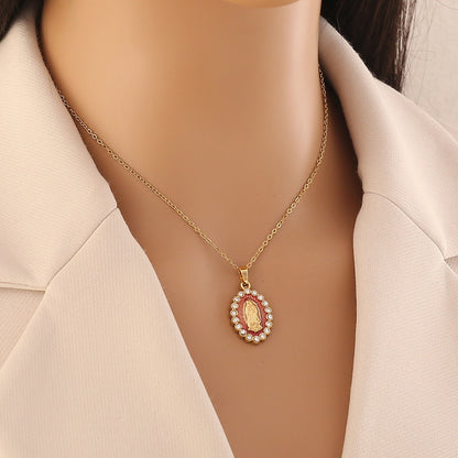 Divine Grace Virgin Mary Necklace