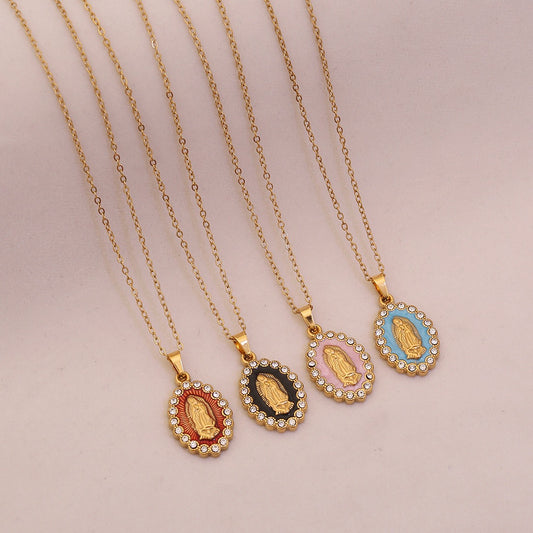 Divine Grace Virgin Mary Necklace