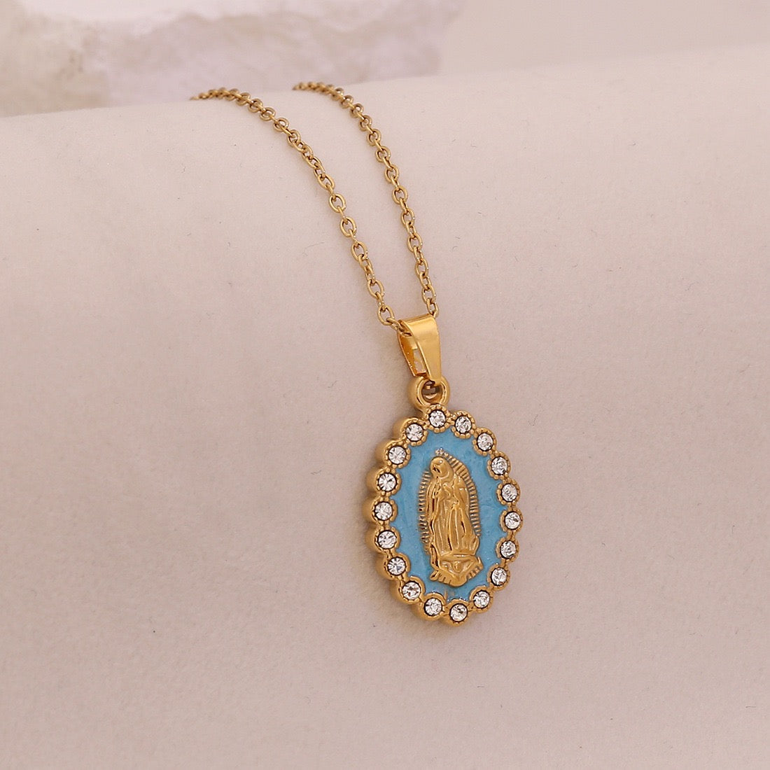 Divine Grace Virgin Mary Necklace