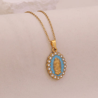 Divine Grace Virgin Mary Necklace