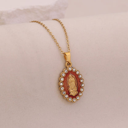 Divine Grace Virgin Mary Necklace