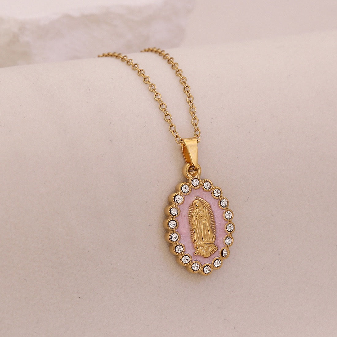 Divine Grace Virgin Mary Necklace