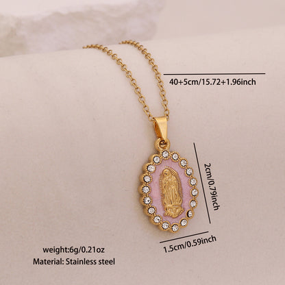 Divine Grace Virgin Mary Necklace