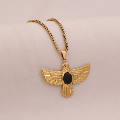 Spirit Wings Turquoise Eagle Necklace