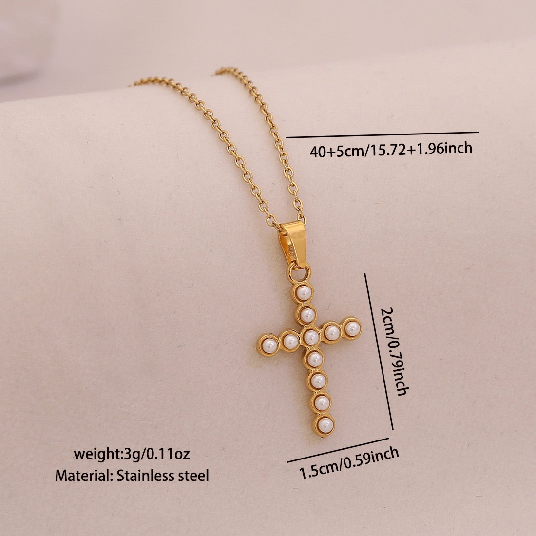 Celestial Heart Pearl Necklace