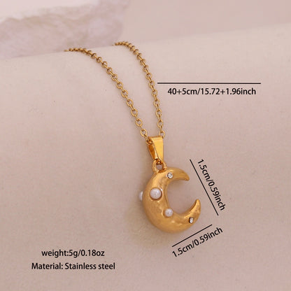 Celestial Heart Pearl Necklace