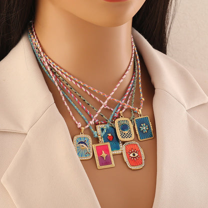 Mystic Tarot Braided Necklace