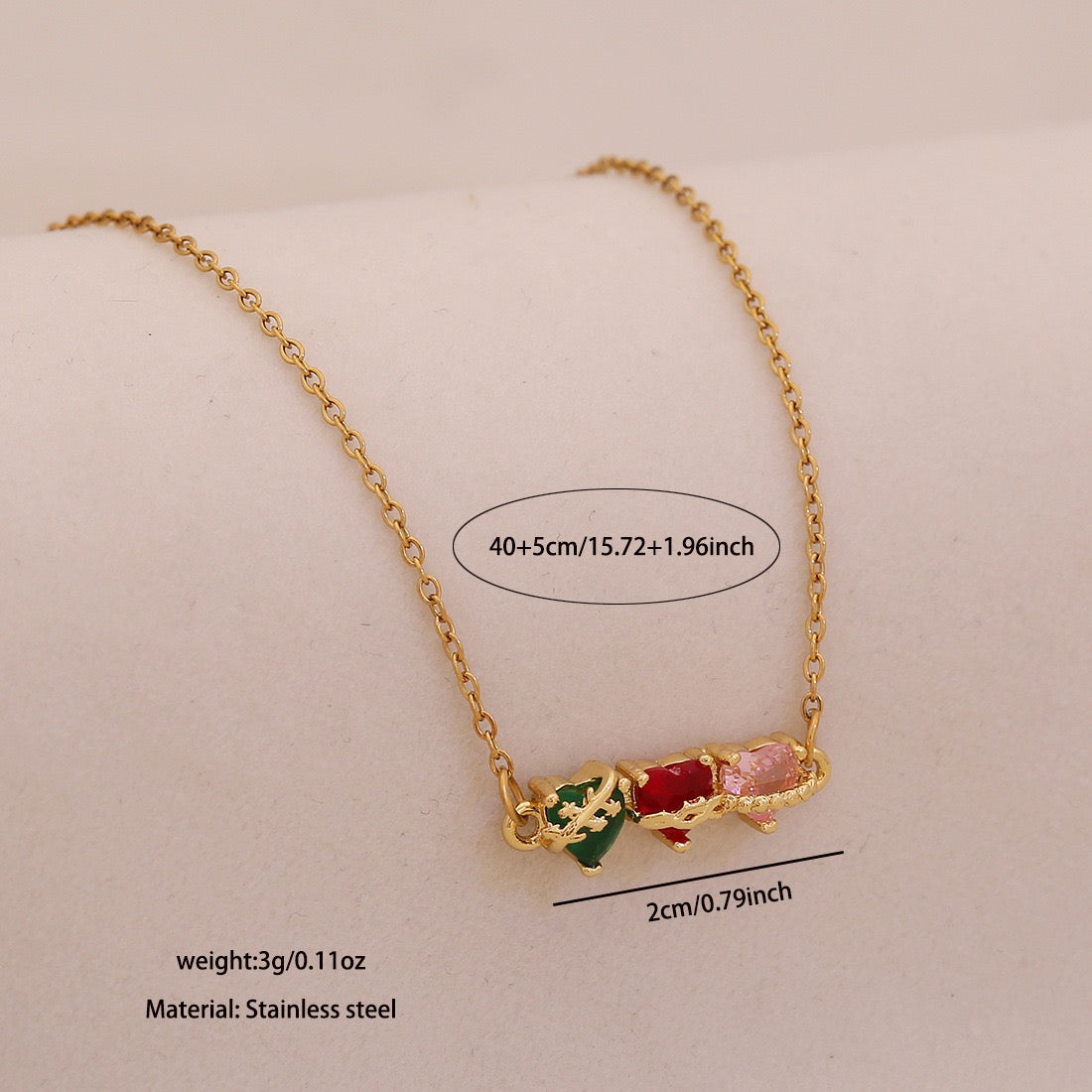 Aurora Hearts Necklace Set