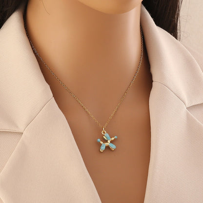 Balloon Pup Pendant Necklace