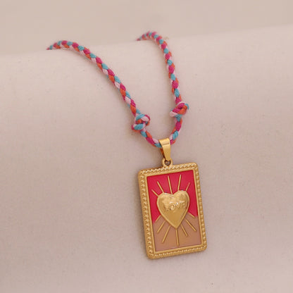 Mystic Heart Tarot Pendant Necklace