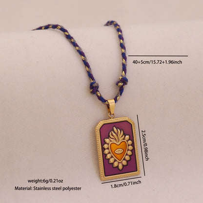 Mystic Heart Tarot Pendant Necklace