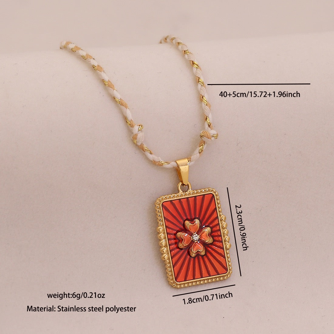 Mystic Heart Tarot Pendant Necklace