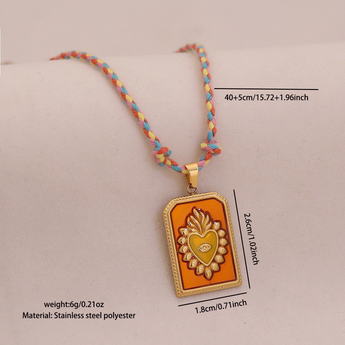Mystic Heart Tarot Pendant Necklace