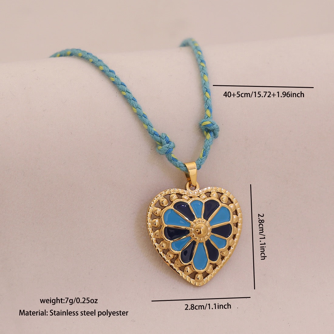 Mystic Heart Tarot Pendant Necklace