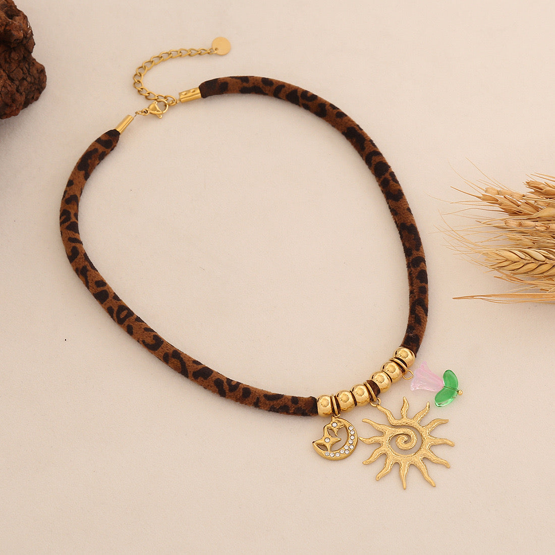 Lunar Wild Sun & Moon Necklace