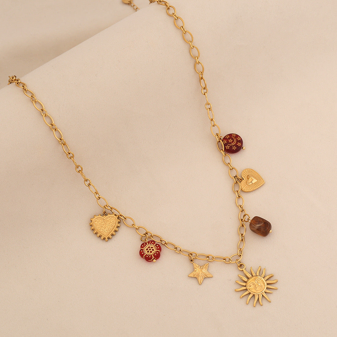 Solar Rainbow Pendant Necklace