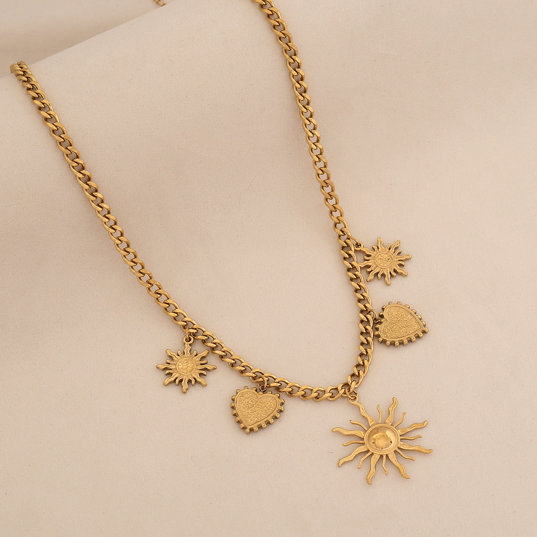 Solar Rainbow Pendant Necklace