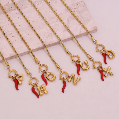 Spicy Alphabet Charm Bracelet