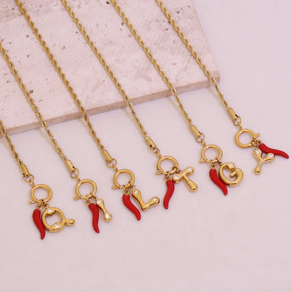 Spicy Alphabet Charm Bracelet