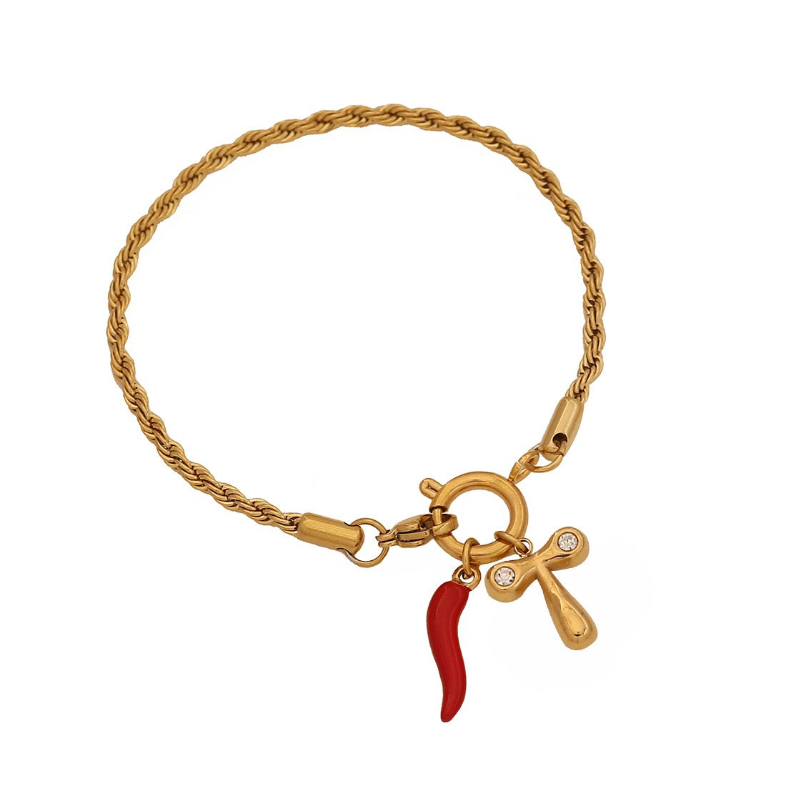 Spicy Alphabet Charm Bracelet