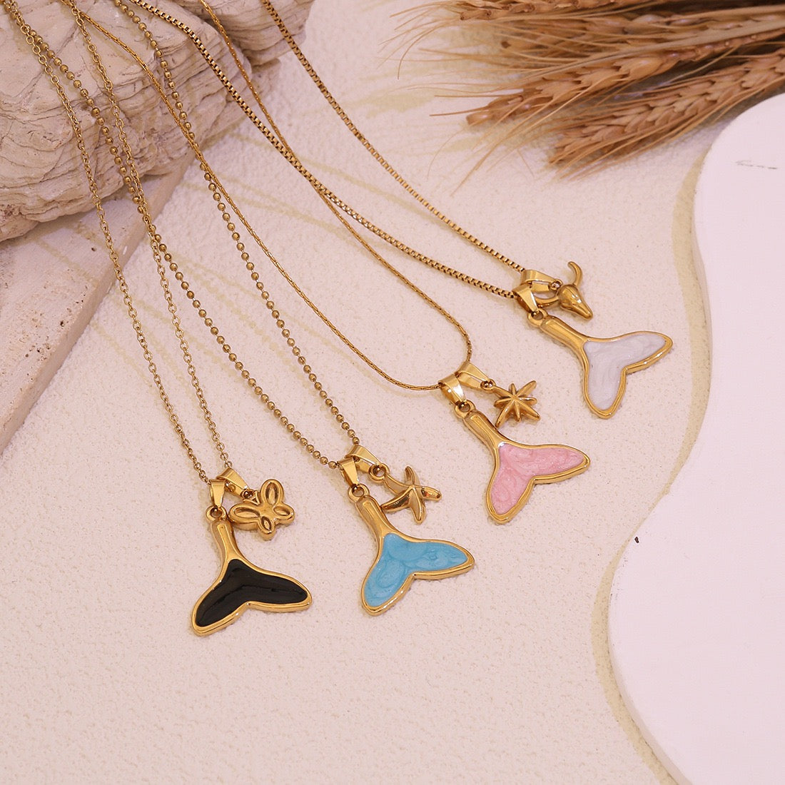 Ocean Talisman Charm Necklace