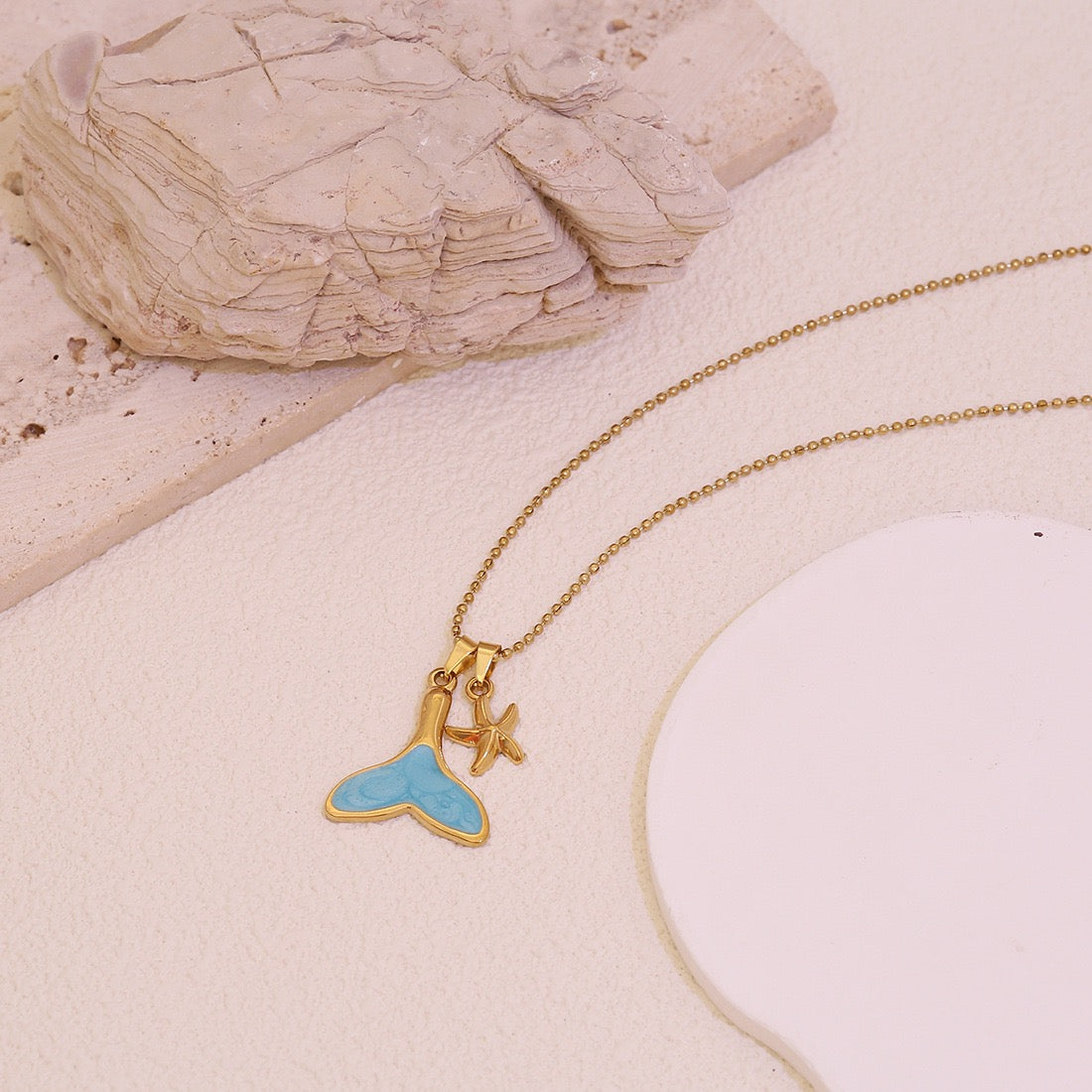 Ocean Talisman Charm Necklace