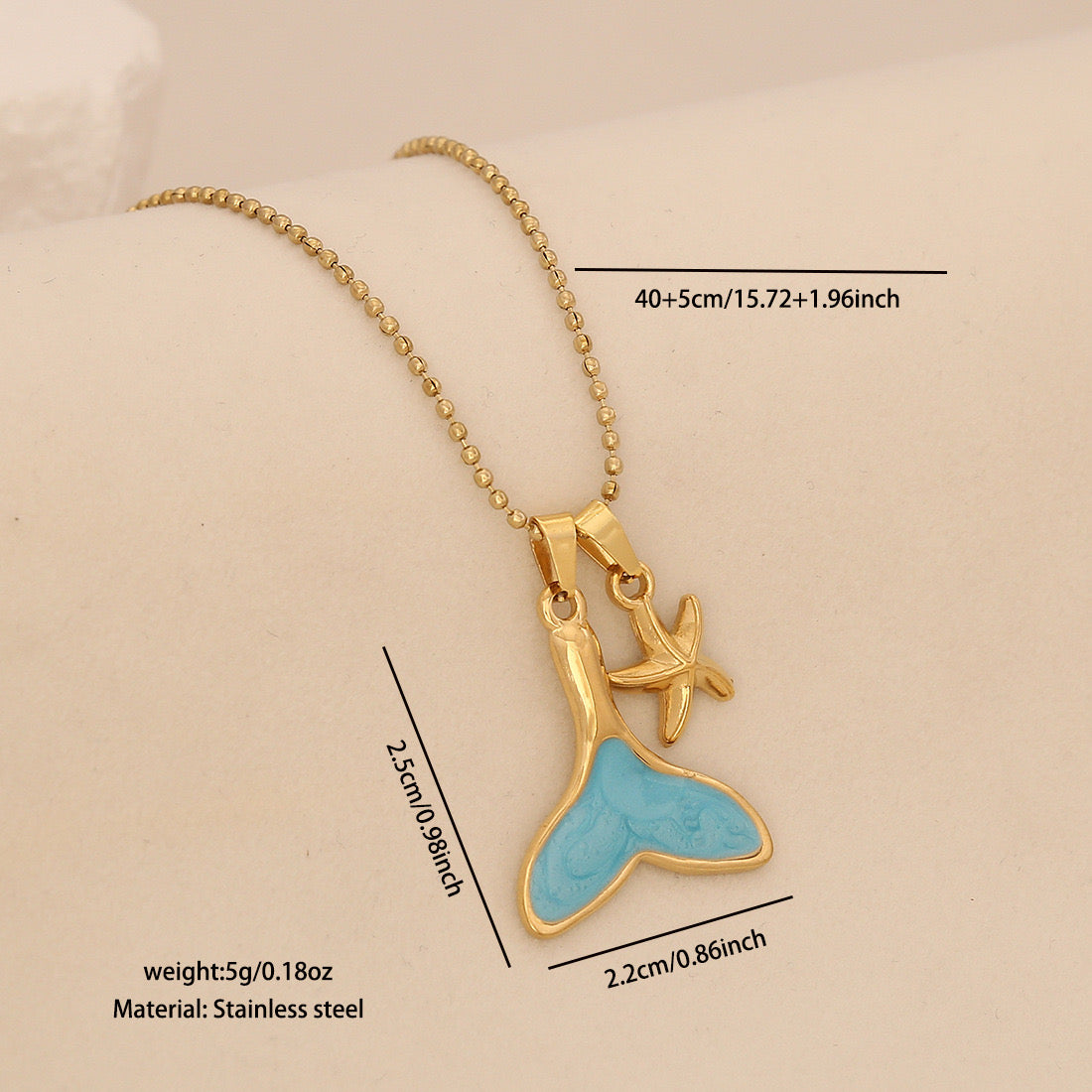 Ocean Talisman Charm Necklace