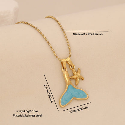 Ocean Talisman Charm Necklace
