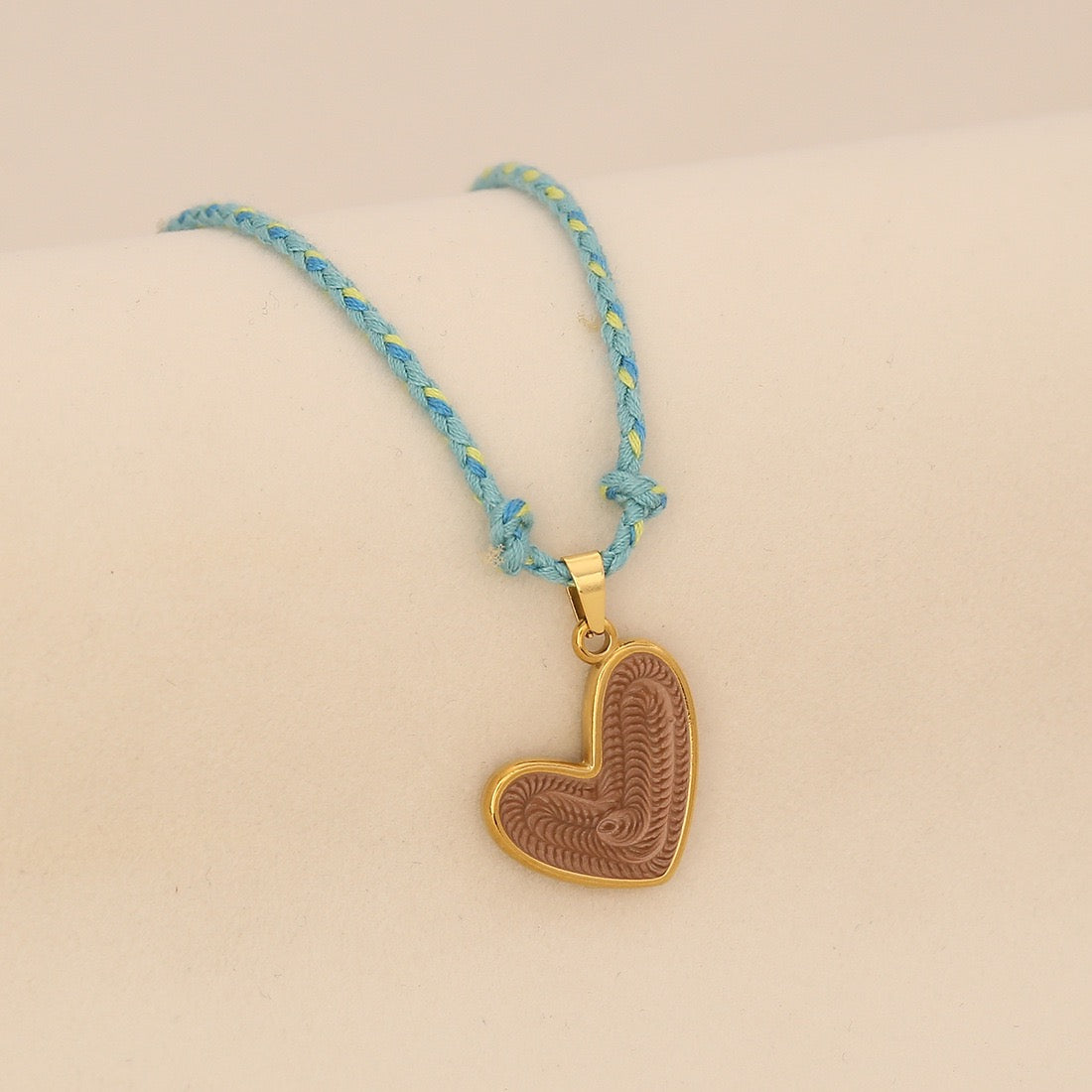 Candy Heart Rope Necklace