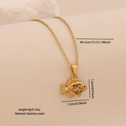 Luminous Koi Pendant Necklace