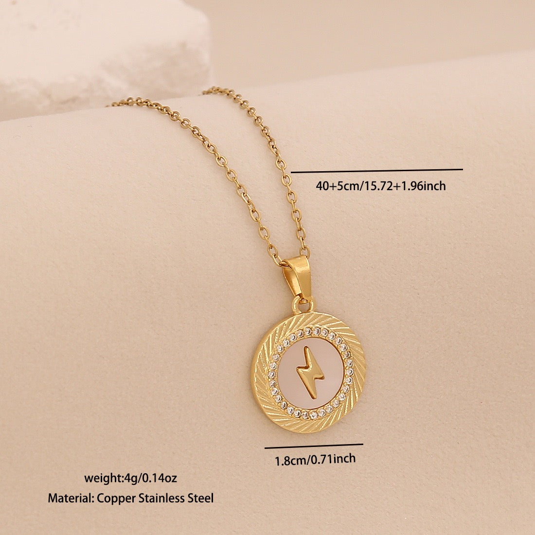 Golden Faith Heart Pendant Necklace