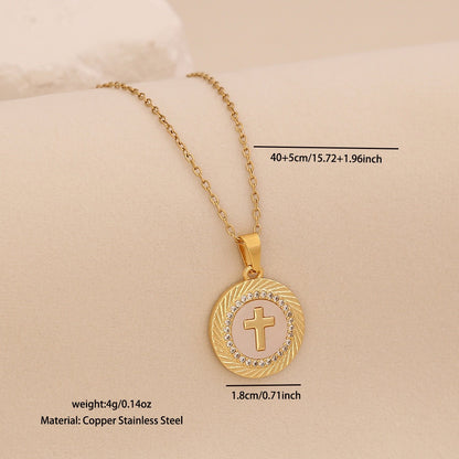 Golden Faith Heart Pendant Necklace