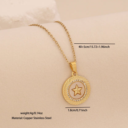 Golden Faith Heart Pendant Necklace